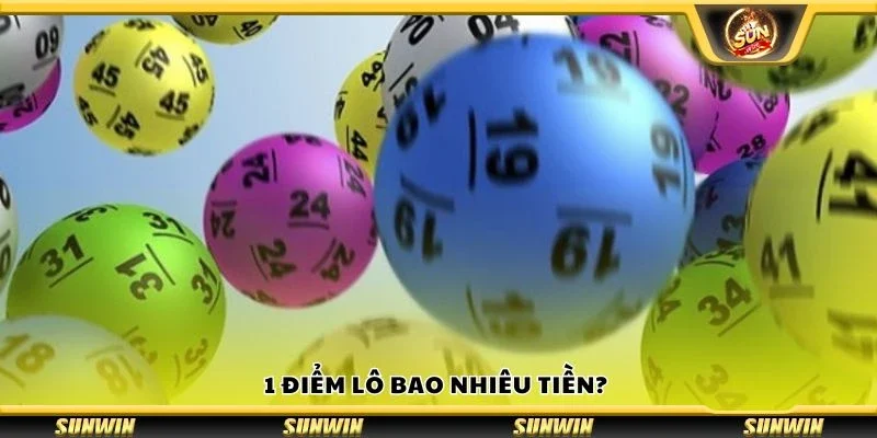 1 điểm lô bao nhiêu tiền?
