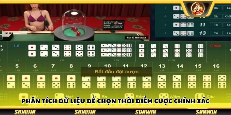 Phân tích dữ liệu để chọn thời điểm cược chính xác